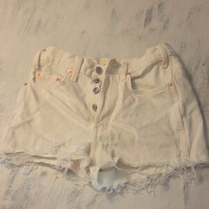 Universal Thread Cream Jean Shorts